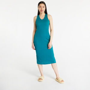 Šaty Urban Classics Ladies Midi Sleeveless Rib Dress Watergreen XL