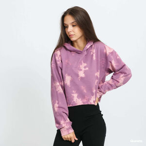 Mikina Urban Classics Ladies Oversized Short Bleached Hoody Purple XL