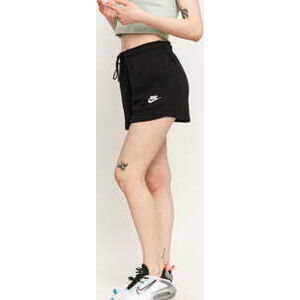 Dámské šortky Nike Nike Women's French Terry Shorts Nike Women's French Terry Shorts Black/ White