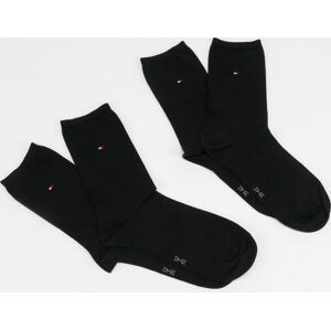Ponožky Tommy Hilfiger Women Sock Casual 2Pack černé