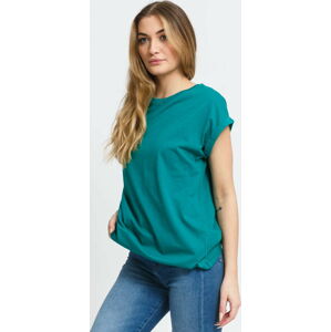 Dámské tričko Urban Classics Ladies Extended Shoulder Tee Green